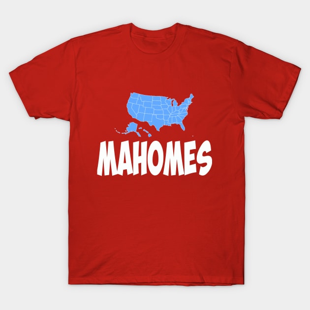 Chiefs Kansas City Mahomes T-Shirt by Edy